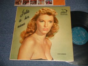 画像1: JULIE LONDON - JULIE IS HER NAME (DEBUT ALBUM) (Matrix #A)LRP-3006-B-D9 B)LRP-3006-A-D7) (Ex++, Ex/Ex++ A-1:VG++) /1956 US AMERICA ORIGINAL MONO "1st Press LIBERTY Credit Front Cover" "1st Press Glossy Jcket " "2nd Press BACK Cover" "1st PRESS Turquoise Color LABEL" Used LP  