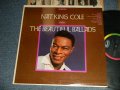 NAT KING COLE - BEAUTIFUL BALLSDS (Ex+/Ex+++ Looks:MINT-) / 1967 US AMERICA ORIGINAL 1st Press "BLACK with RAINBOW Band 'CAPITOL' Logo on TOP  Label"  STEREO Used LP