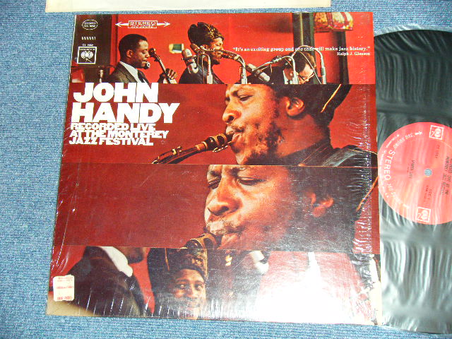 JOHN HANDY - RECPORDED LIVE AT THE MONTEREY JAZZ FESTIVAL (MINT-,Ex+++/MINT-) / 1966 US AMERICA ORIGINAL 