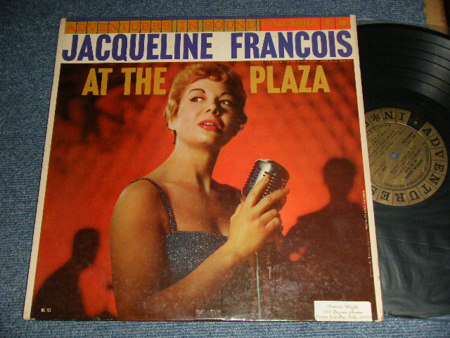 JACQUELINE FRANCOIS / Jacqueline François  - Jacqueline François At The Plaza (Ex++?Ex++ STOFC, TEAROL) / 1959 US AMERICA ORIGINAL 