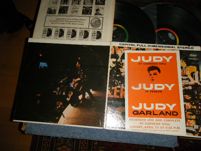 JUDY GARLAND - JUDY AT CARNEGIE HALL (Ex+++/Ex+++ EDSP) / US AMERICA ORIGINAL 2nd Press 