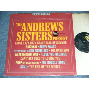 画像:  THE ANDREWS SISTERS - THE  ANDREWS SISTERS PRESENTS (Ex++/Ex+++,SWOBC) / 1963  US AMERICA ORIGINAL STEREO Used LP