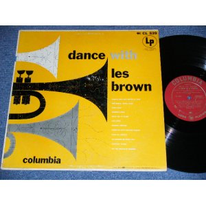 画像: LES BROWN - DANCE WITH  / 1954 US ORIGINAL 1st Press MAROON With GOLD PRINTED   MONO LP