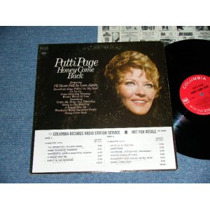 画像: PATTI PAGE - HONEY COME NACK  / 1970 US ORIGINAL Promo 360 Sound STEREO Label Used  LP 