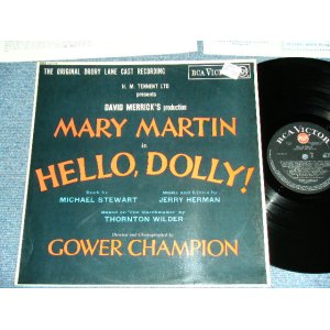 画像: ost ORIGINAL DRURY LANE CAST RECORDING - MARY MARTIN in HELLO DOLLY   / 1965 UK ORIGINAL MONO Used LP With INSERTS 