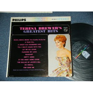 画像: TERESA BREWER - GREATEST HITS   ( Ex+++/Ex+++) / 1962 US AMERICA ORIGINAL STEREO Used LP  