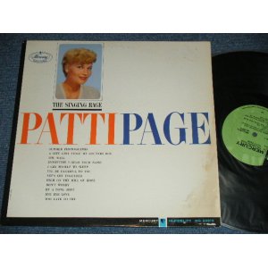 画像: PATTI PAGE   - THE SINGING RAGE  ( Ex-/Ex+++ )  / 1963 US AMERICA ORIGINAL B"GREEN LABEL PROMO"  MONO Used LP 