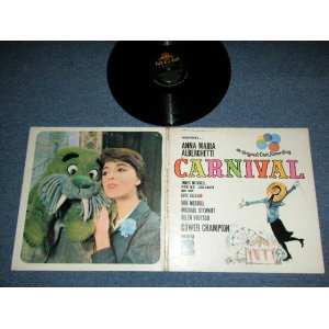 画像: Original Broadway Cast ( with ANNA MARIA ALBERGHETTI + JAMES MITCHELL + Others ) - David Merrick Presents CARNIVAL ( Ex+/Ex++ )  / 1961 US AMERICA ORIGINAL MONO Used LP 