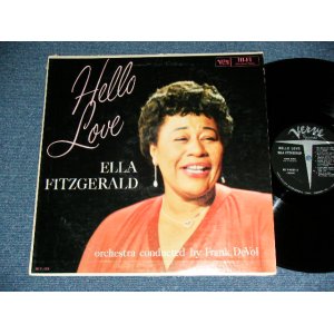 画像: ELLA FITZGERALD - HELLO LOVE ( Ex+/Ex+ )  /  1959 US AMERICA ORIGINAL "VERVE  Credit at Bottom Label" MONO Used LP 