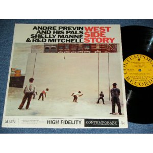 画像: ANDRE PREVIN and His PALS SHELLY MANNE & RED MITCHELL  - WEST SIDE STORY ( Ex+++/MINT- ) / 1959 US AMERICA ORIGINAL "YELLOW Label with BLACK Print Label" MONO Used LP