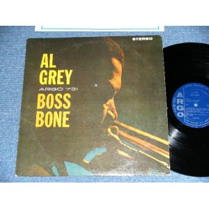 画像: AL GREY - BOSS BONE  ( Ex++/Ex+++ )  / 1960  US AMERICA ORIGINAL "DARK BLUE Label" STEREO  Used LP 