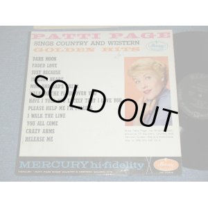 画像: PATTI PAGE - SINGS COUNTRY AND WESTERN GOLDEN HITS ( Ex+/VG+++ Looks:VG++- )  /1961 US ORIGINAL MONO Used LP