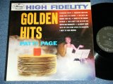 画像: PATTI  PAGE - GOLDEN HITS (Ex+/Ex++ ) / 1960 US ORIGINAL "2nd Press Label"  MONO Used LP 