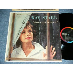 画像: KAY STARR - LOVERS, WEEPERS ( Ex+/Ex++ Looks:Ex+ ) / 1960 US ORIGINAL 1st Press "Capitol" Logo on LEFT Side Label  LABEL MONO Used LP