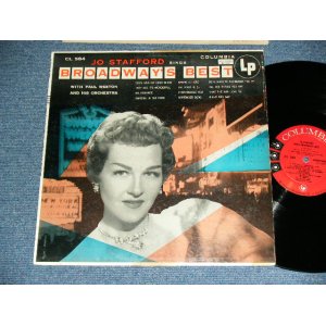 画像: JO STAFFORD - BROADWAY'S BEST ( Ex+/Ex++ ) / 1955 US AMERICA ORIGINAL 1st Press "6 EYES Label"  MONO Used LP 