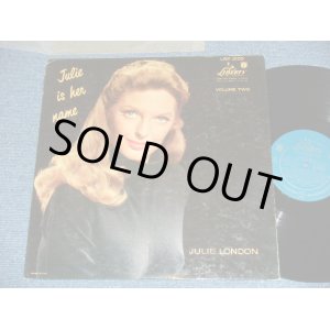 画像: JULIE LONDON - JULIE IS HER NAME VOL.2  (  Ex++/MINT- ) / 1958 MONO 1st PRESS Turquoise Color LABEL LP Glossy Jcaket 