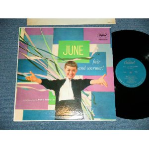 画像: JUNE CHRISTY - FAIR AND WARMER! ( Ex+++/Ex+++ Ultra CLEAN!! / 1957 US AMERICA ORIGINAL '1st Press TURQUOICE Label' MONO Used LP