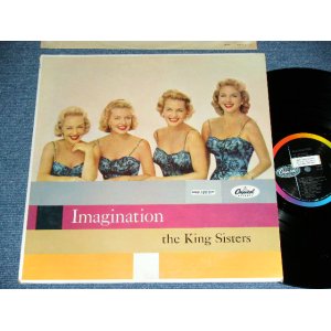 画像:  THE KING SISTERS - IMAGINATION  ( Ex+++,Ex++/Ex+++ Looks:Ex++)  / 1960  US AMERICA "2nd Press BLACK with RAINBOW Ring Label" MONO  Used  LP