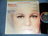 画像: PEGGY LEE - THEN WAS THEN ( MINT-/Ex+++ )  / 1965 US ORIGINAL "BLACK With RAINBOW Label" STEREO Used LP 