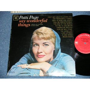 画像: PATTI PAGE - SAY WONDERFUL THINGS (Ex++/MINT-) /1963 US AMERICA  ORIGINAL"2 EYES with GURANTEED HUGH FIDELITY Label" MONO Used  LP 