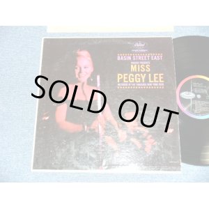 画像: PEGGY LEE -BASIN STREET EAST ( Ex+Ex+++) / 1961 US AMERICA ORIGINAL 1st Press "BLACK With RAINBOW 'CAPITOL' Logo on LEFT SIDE  Label"  Mono Used LP 