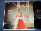 画像: PATTI PAGE -  THIS IS MY SONG  ( Ex+++/Ex+++ )  /1955 US AMERICA  ORIGINAL 1st Press "CUSTOM HIGH FIDELITT credit on Front Cover" "BLACK with SILVER Print Label"  MONO Used LP