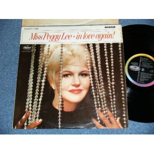 画像: PEGGY LEE - IN LOVE AGAIN!  ( Ex++/Ex+++ Looks:Ex++ ) / 1964 UK ENGLAND  ORIGINAL "BLACK with RAINBOW Label"  Mono Used LP 