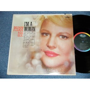 画像: PEGGY LEE - I'M A WOMAN  ( Ex/Ex+++ ) / 1963 US ORIGINAL "BLACK With RAINBOW 'CAPITOL' Logo on TOP Label"  Mono Used LP 