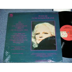 画像: PEGGY LEE -  CLOSE ENOUGH FOR LOVE  (MINT-/MINT-) / 1979 US AMERICA ORIGINAL  Used   LP