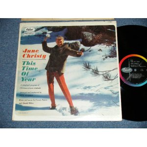 画像: PEGGY LEE -  THIS TIME OF YEAR ( Ex+/Ex+,Ex+++) / 1961 US ORIGINAL 1std press "BLACK With RAINBOW 'CAPITOL' Logo on LEFT  Label"  Mono Used LP 