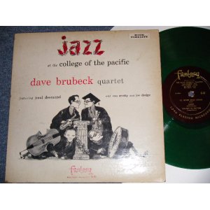 画像: DAVE BRUBECK QUARTET - JAZZ AT THE COLLEGE OF THE PACIFIC   (Ex/Ex)  / 1954 US AMERICA ORIGINAL "Limited GREEN Wax Vinyl" Used 10" LP  