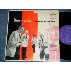 画像: FOUR FRESHMEN,The - VOICE IN MODERN ( Ex/Ex- Looks:VG+++)  / 1955 US AMERICA ORIGINAL "PURPLE Label" Used 10" LP