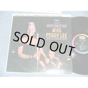 画像: PEGGY LEE -BASIN STREET EAST ( Ex++/MINT- Looks: Ex+++) / 1962 Version US AMERICA ORIGINAL 2nd  Press "BLACK With RAINBOW 'CAPITOL' Logo on TOP  Label"  STEREO Used LP 