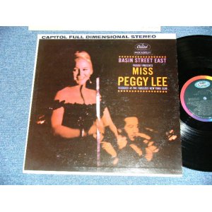 画像: PEGGY LEE -BASIN STREET EAST ( Ex++/MINT- Looks: Ex+++) / 1962 Version US AMERICA ORIGINAL 2nd  Press "BLACK With RAINBOW 'CAPITOL' Logo on TOP  Label"  STEREO Used LP 