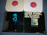 画像: LESTER YOUNG  - PRES/THE COMPLETE SAVOY RECORDINGS (Ex+/Ex+++ C-2~4 : Ex)  /1976  US AMERICA ORIGINAL Used 2-LP  