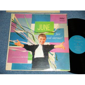 画像: JUNE CHRISTY -  FAIR AND WARMER!  ( Ex-/Ex+++) / 1957 US AMERICA ORIGINAL "1st Press TURQUOISE Label"  MONO Used LP 