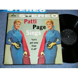 画像: PATTI PAGE - SINGS LET'S GET AWAY FROM IT ALL ( Ex++/Ex+++,Ex++ Looks:Ex )  /1959  US ORIGINAL STEREO Used LP