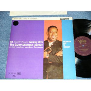 画像: The DIZZY GILLESPIE QUINTET - RECORDED LIVE IN CONCERT ( Ex++,Ex/Ex+++ )  / 1962? UK ENGLAND  ORIGINAL? MONO Used LP  