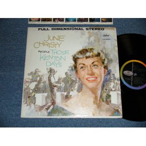 画像: JUNE CHRISTY - RECALLS THOSE KENTON DAYS ( Ex/Ex+ ) / 1959 US AMERICA ORIGINAL "CAPITOL " LOGO ON LEFT Label  STEREO  LP  