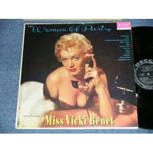 画像: VICKI BENET - WOMAN OF PARIS  ( Ex,VG/Ex+ )  / 1956 US AMERICA ORIGINAL MONO  Used LP 