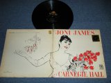 画像: JONI JAMES - AT CARNEGIE HALL ( Ex/Ex+) / 1959 US ORIGINAL "Black Label"   STEREO Used  LP