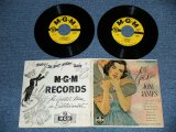 画像: JONI JAMES - LITTLE GIRL BLUE  ( Ex++/Ex+++ )  / 1956 US AMERICA ORIGINAL"YELLOW LABEL" MONO Used 7"45 rpm Double EP with PICTURE SLEEVE 