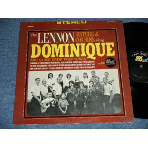 画像:  THE LENNON SISTERS & COUSINS - DOMINIQUE  ( Ex+/Ex++) / 1964  US AMERICA ORIGINAL STEREO Used LP