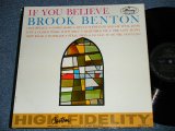 画像: BROOK BENTON -  IF YOU BELIEVE  ( Ex++,Ex/Ex++ ) / 1961  US AMERICA ORIGINAL MONO Used    LP