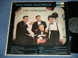 画像: THE FOUR ACES - HITS FROM HOLLYWOOD ( Ex/VG+++ Looks:VG+ )  / 1958  US AMERICA ORIGINAL 1st Press "All BLACK with SILVER PREINT Label"  MONO Used LP