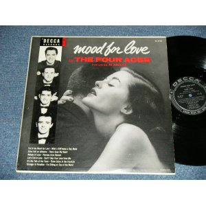 画像: THE FOUR ACES - MOD FOR LOVE  ( Ex++/Ex+++ Looks:Ex++ )  / 1955  US AMERICA ORIGINAL 1st Press "All BLACK with SILVER PREINT Label"  MONO Used LP