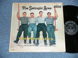 画像: THE FOUR ACES - The SWINGIN' ACES ( Ex++/Ex++ Looks:Ex+++ )  / 1958  US AMERICA ORIGINAL 1st Press "All BLACK with SILVER PREINT Label"  MONO Used LP