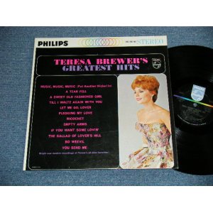 画像: TERESA BREWER - GREATEST HITS   ( Ex++/Ex++) / 1962 US AMERICA ORIGINAL STEREO Used LP  