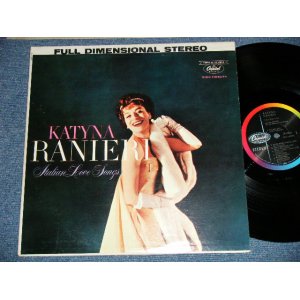 画像: KATYNA RANIERI - ITALIAN LOVE SONGS ( Ex+++,Poor/Ex++ Looks:Ex+ ) / 1959 US AMERICA ORIGINAL "BLACK with RAINBOW &CAPITOL logo on LEFT Side" Label ' MONO Used LP 