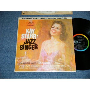 画像: KAY STARR - JAZZ SINGER ( VG+++/Ex++)  / 1960 US AMERICA ORIGINAL 1st Press "BLACK with RAINBOW Ring CAPITOL Logo On LEFT Side "Label MONO LP